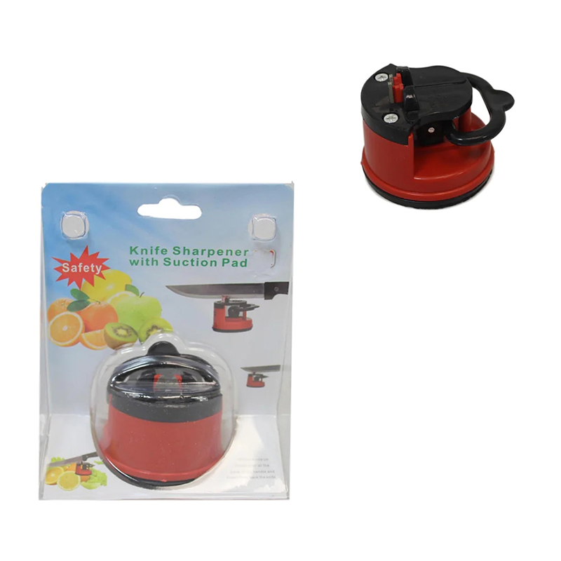 Mini Knife Sharpener Manual Sharpening Tool with Suction Pad  Home