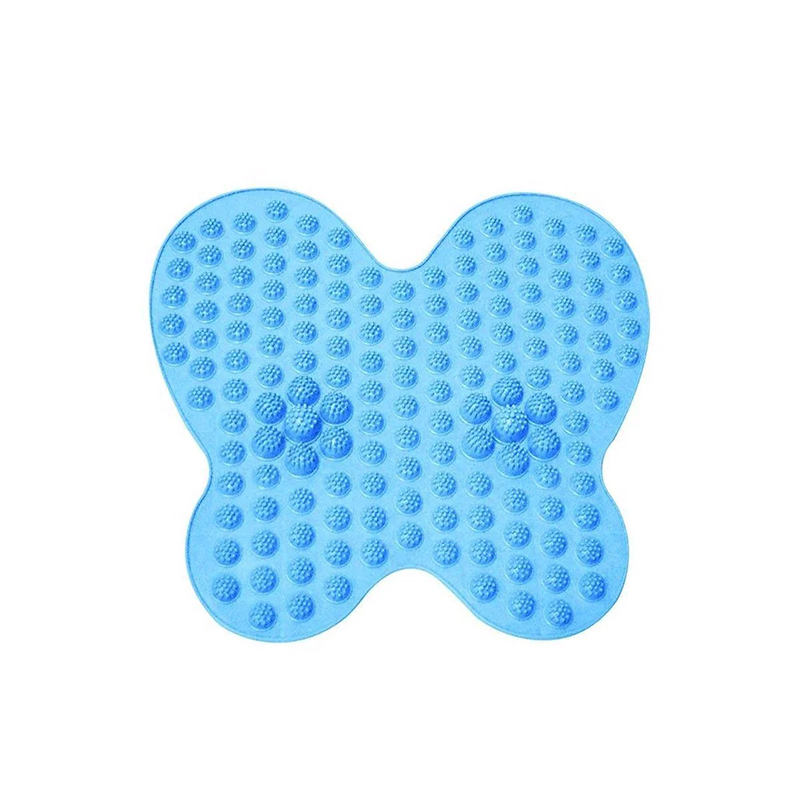 36.5cm Massage Reflexology Mat Washable Foot Pain Relief Mat Butterfly Shape - Random Colour Gift