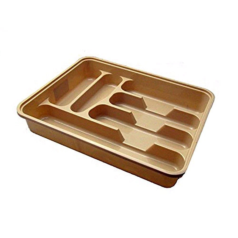 Large Cutlery Tray Plastic Drawer Organizer for Kitchen 38.5cm x 30.5cm - Random Colour Home