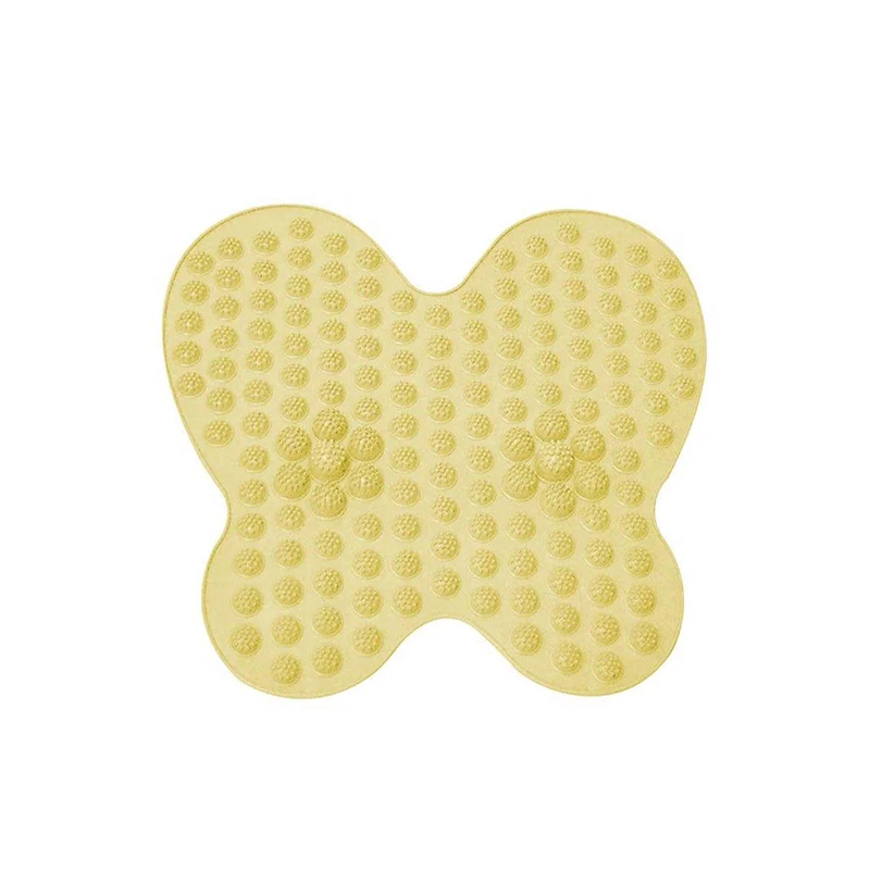 36.5cm Massage Reflexology Mat Washable Foot Pain Relief Mat Butterfly Shape - Random Colour Gift