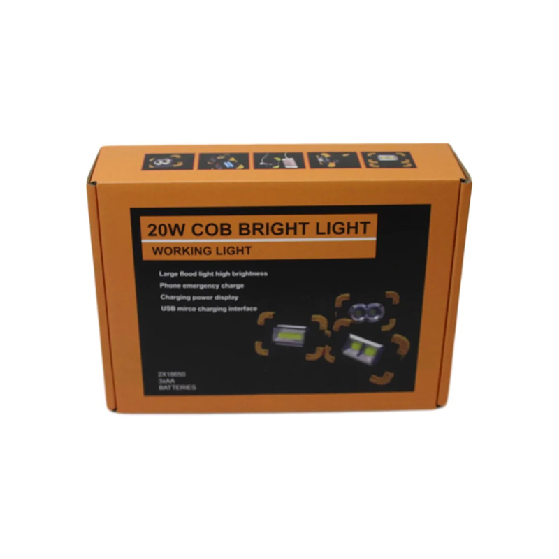 20 Watt Portable Cob Bright Light Battery Work Light with Phone Emergency Charge for Outdoor Camping Home