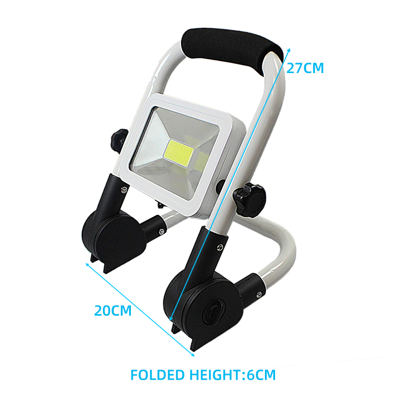 100W High Brightness Rechargeable Search Light Portable Spotlights with Rotation Stand for Multi-Purpose Use Home