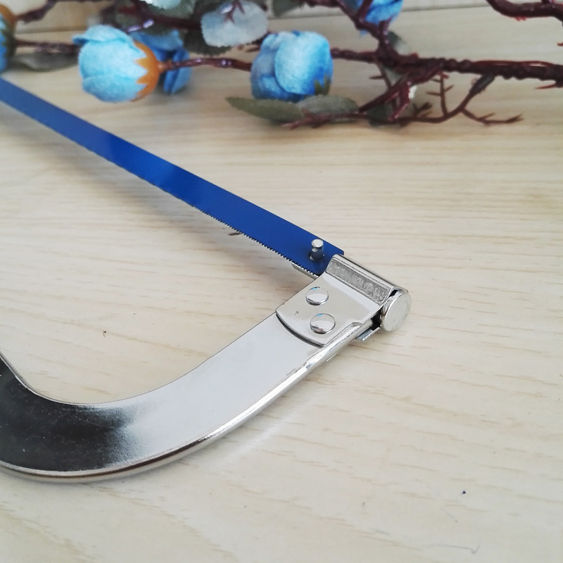 35cm Metal Framed Hacksaw Bow Saw for Builders DIY  Silver Gift