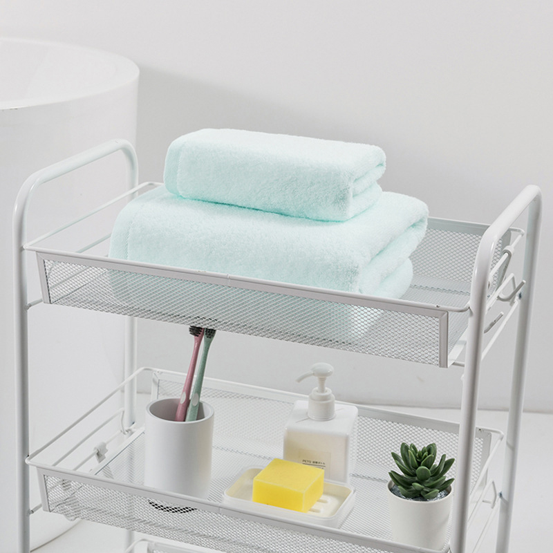 Office Metal Storage Rack 2 Tier Versatile Organizer 33 x 35 x 17 cm Random Colours Gift