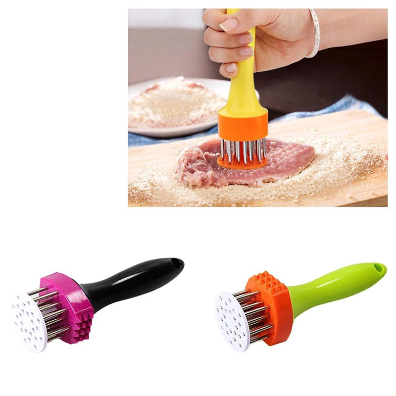 Professional Stainless Steel Kitchen Meat Needle Meat Tenderizer for Cooking Steaks Home