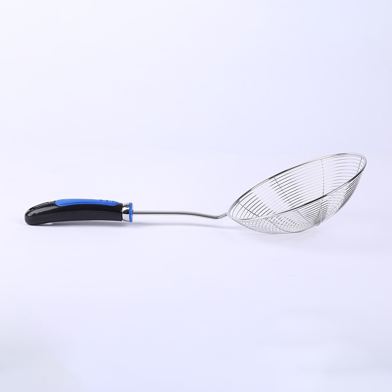 Stainless Steel Wire Skimmer Spoon 44cm Handle Mesh Filter for Frying Food Pasta Spaghetti Noodle BBQ Home