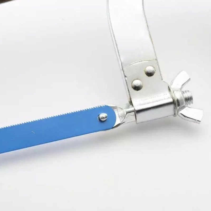 35cm Metal Framed Hacksaw Bow Saw for Builders DIY  Silver Gift