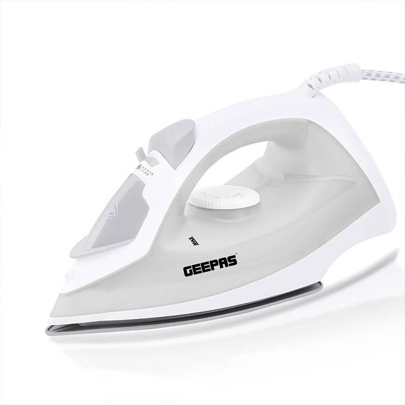 1300W Clothes Steam Iron Electric Steam Iron with 210mL Tank Ceramic Soleplate Spray Steam Function Grey