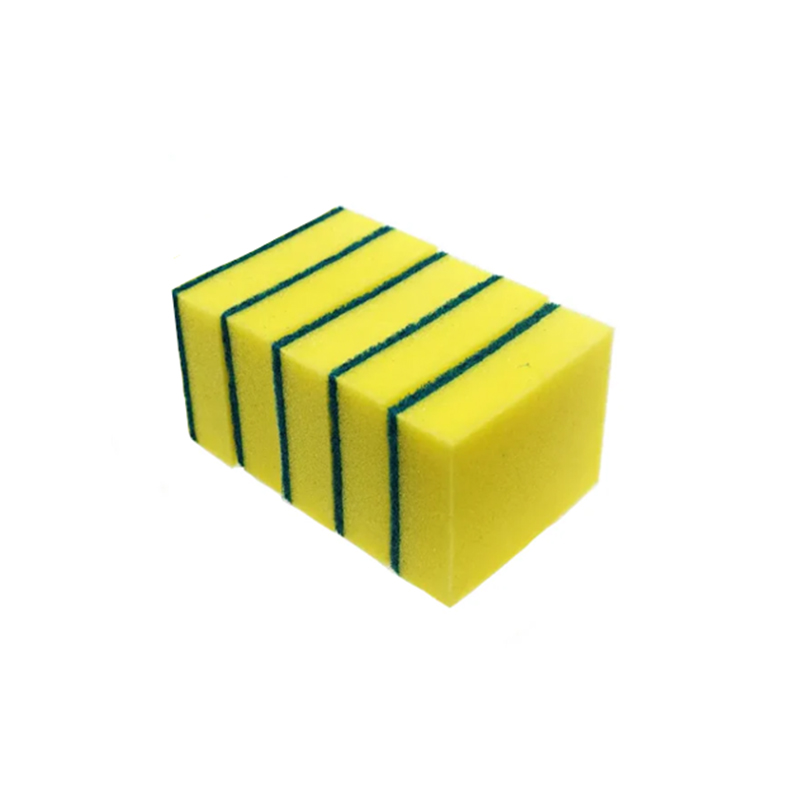 5PCS Dishwashing Sponge Dual Sided Dish Washing Cleaning Scrub Sponge Scourer Remove Grease Burnt on Food 11 x 6cm