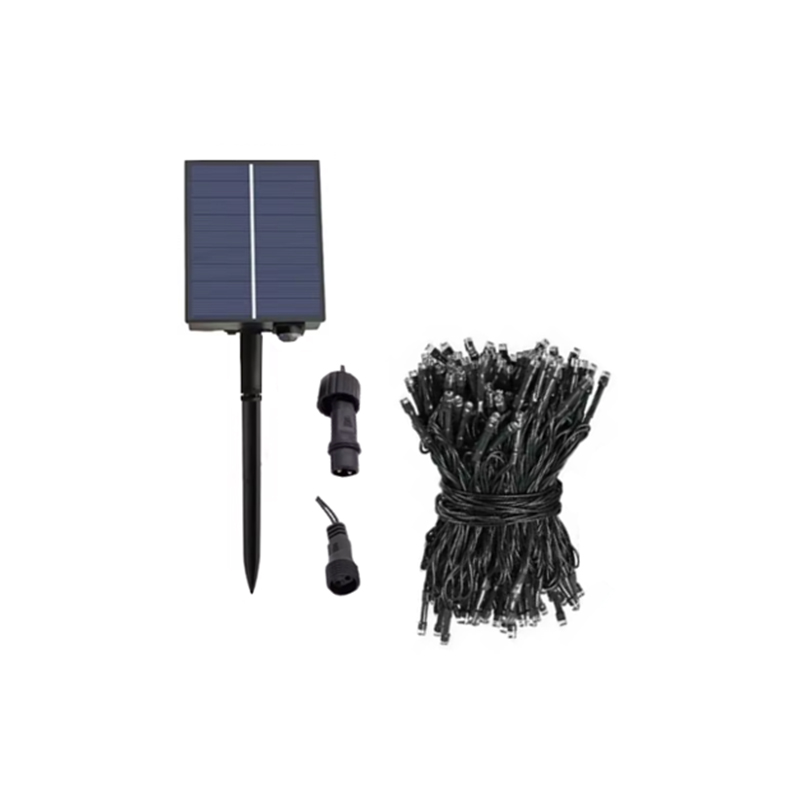 50m 500LED Solar Fairy Lights With Stake Solar Panel Multicolor Garden String Lights Waterproof Christmas Decoration