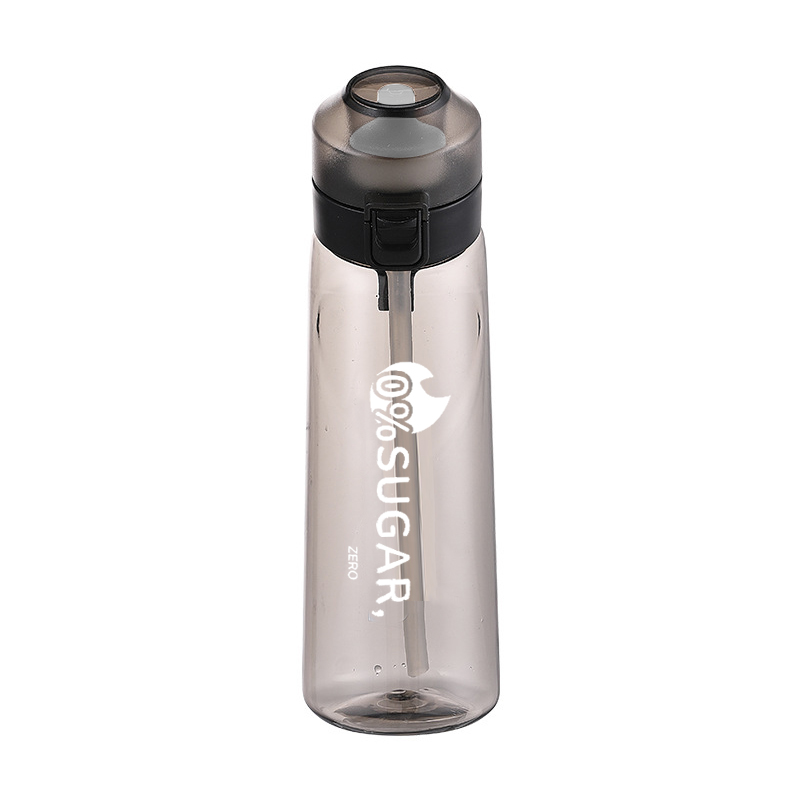 Air Water Bottle Taste Pod AIR Fruit Fragrance Flavored Water Bottle Gifts Black
