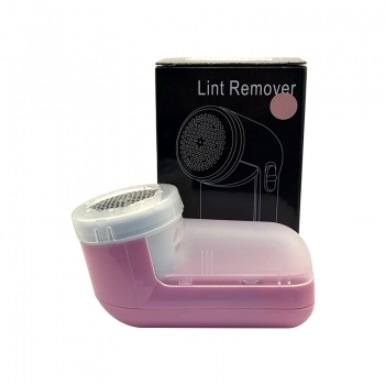 Gifts Mini Fabric Shaver Lint Remover USB Rechargeable Bobble Fluff Cleaner - Pink