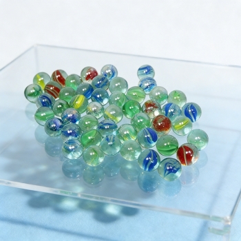 Glass Marbles Aquarium Fish Tank Decoration Sea Life Kids Toys Gift