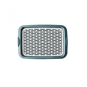 Plastic Serving Drip Tray Cup Drain Tray for Coffee Table 28 x 20 x 2 cm - Random Colour Home