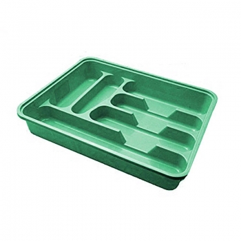 Large Cutlery Tray Plastic Drawer Organizer for Kitchen 38.5cm x 30.5cm - Random Colour Home