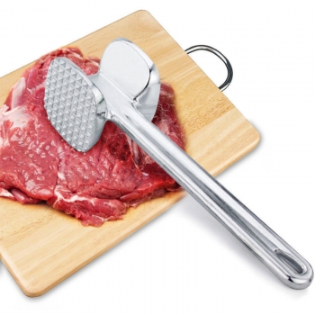 22cm Aluminium Meat Mallet Tenderiser Metal Double Sided Hammer for Home BBQ Home