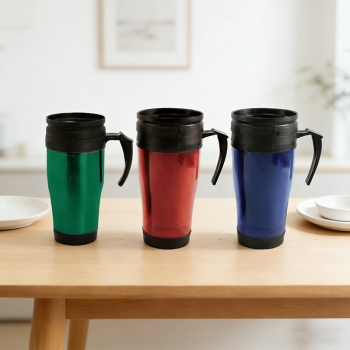 450ml Professional Retro Travel Mug Thermal Travel Cup Random Colour Gift