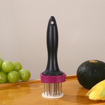 Professional Stainless Steel Kitchen Meat Needle Meat Tenderizer for Cooking Steaks Home