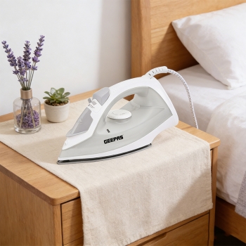 1300W Clothes Steam Iron Electric Steam Iron with 210mL Tank Ceramic Soleplate Spray Steam Function Grey