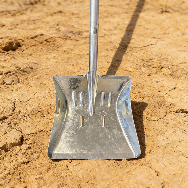 9 Inch Hand Coal Shovel Silver Metal Shovel Outdoor Garden Shovel