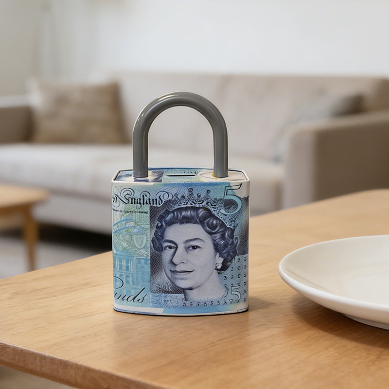 Queen Elizabeth Money Tin Box Piggy Bank Box 16.5 x 9.5 x 26.5cm Random Sent