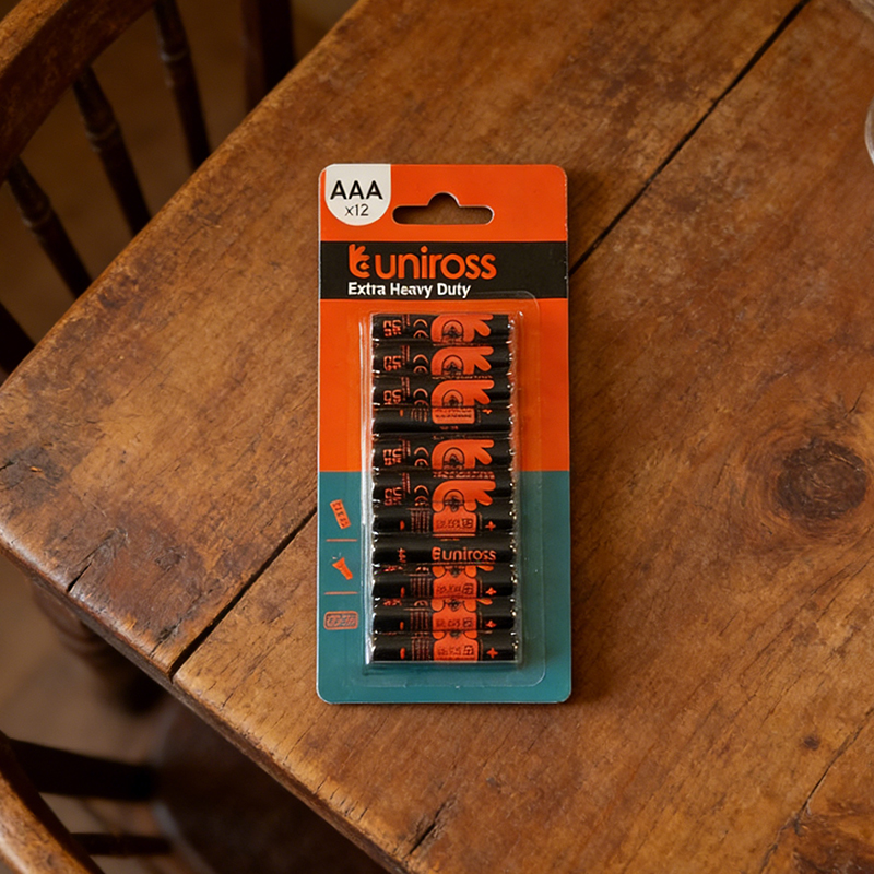 12PCS AAA Batteries 1.5V R03 Alkaline Batteries Reliability