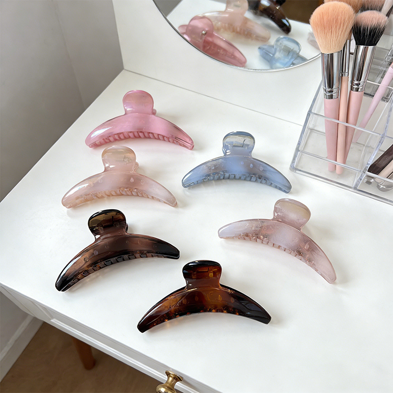 Hair Jaw Clips Plastic Hair Claw Clip 10cm Medium Hair Claw Clips Random Color