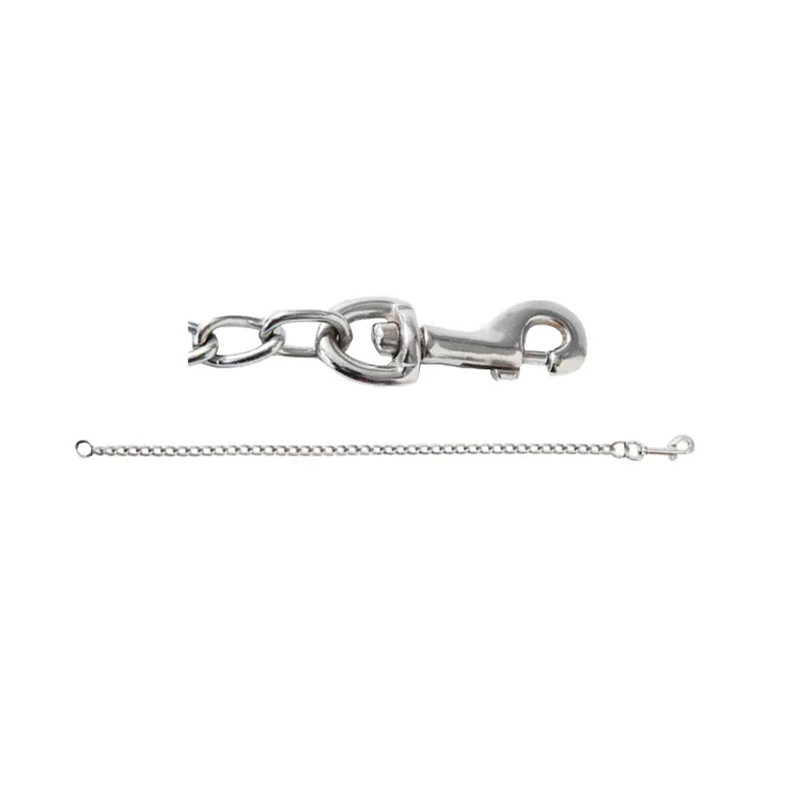 6mm 105cm Metal Pet Dog Leash Lead Chain Dog Lead Safety Chain Useful