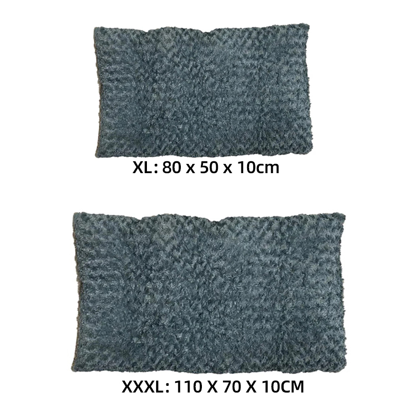 Fluffy Plush Soft Flat Animal Pet Sleeping Bed Dog Mattress XXXL 110 x 70 x 10cm