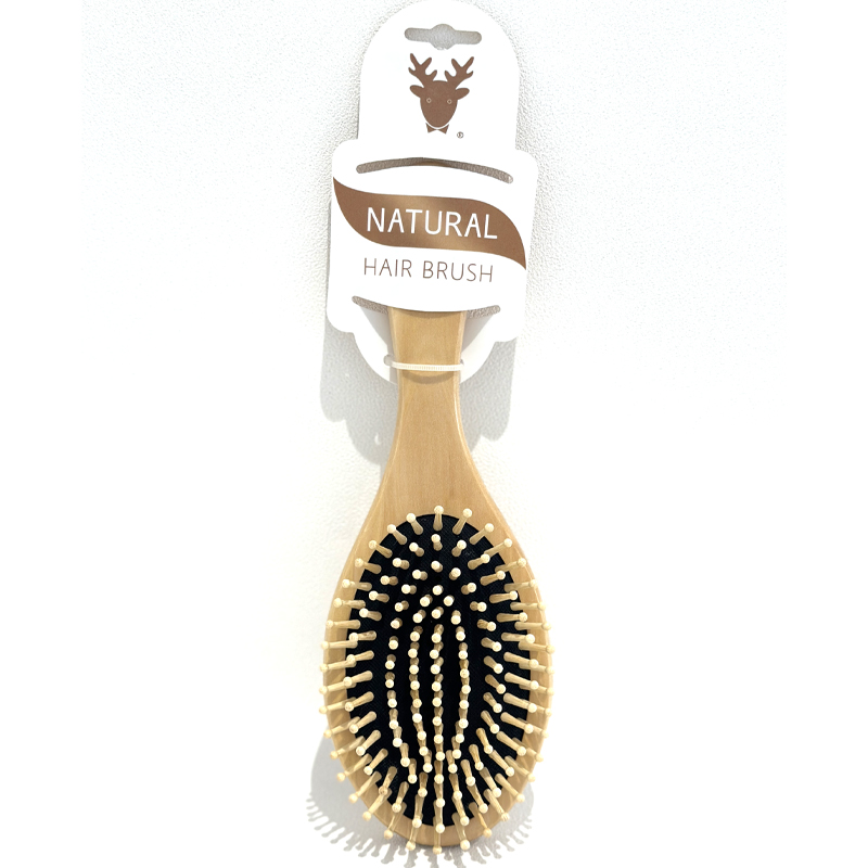 Natural Wooden Hair Brush Traditional Brush for Ladies Men