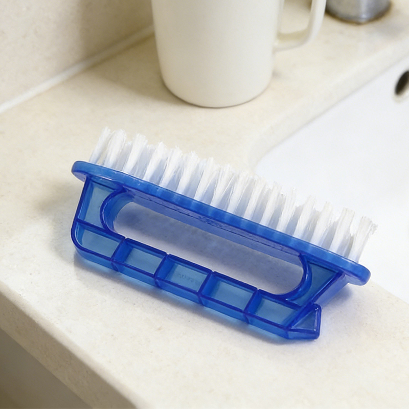 Scrubbing Brush with Handle Laundry Cleaning Scrubbing Brush 14cm Random Colours