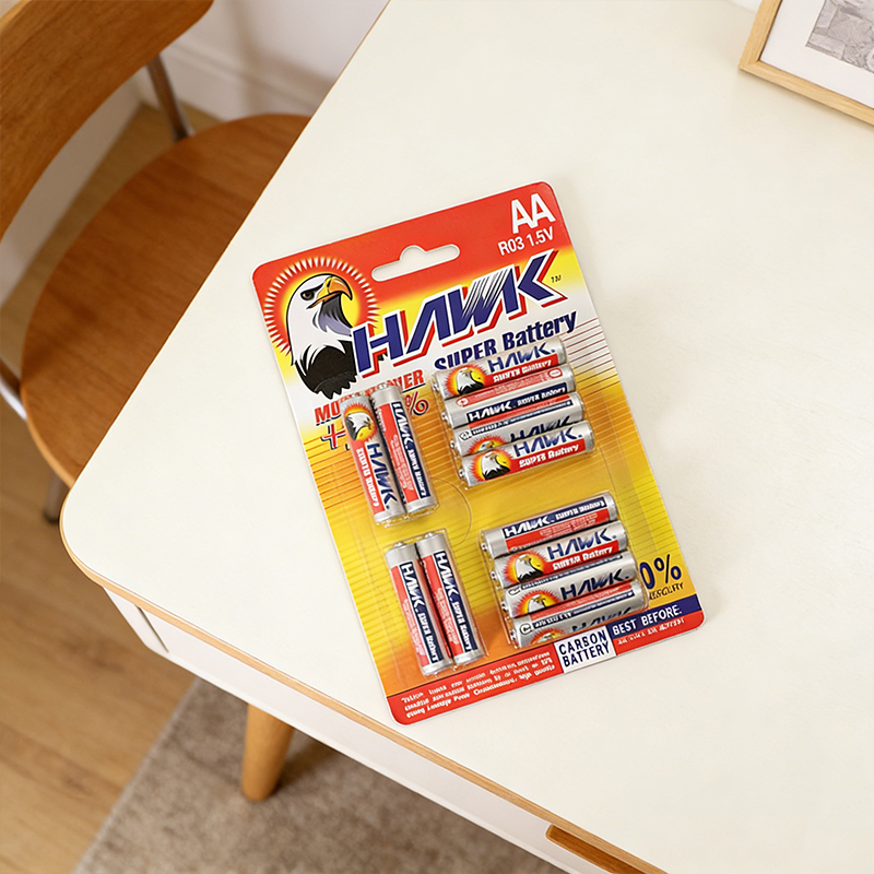 12PCS AA 1.5V Carbon Battery Super Batteries Reliability For Everyday Devices