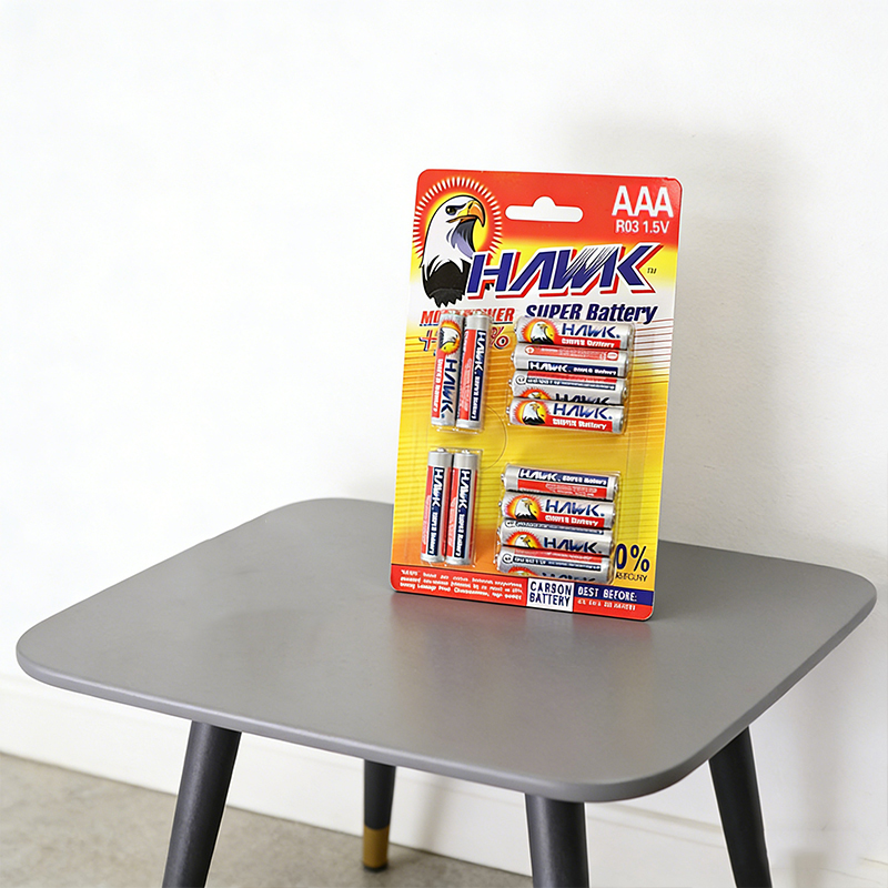 12PCS AAA 1.5V Carbon Battery Super Batteries Reliability For Everyday Devices