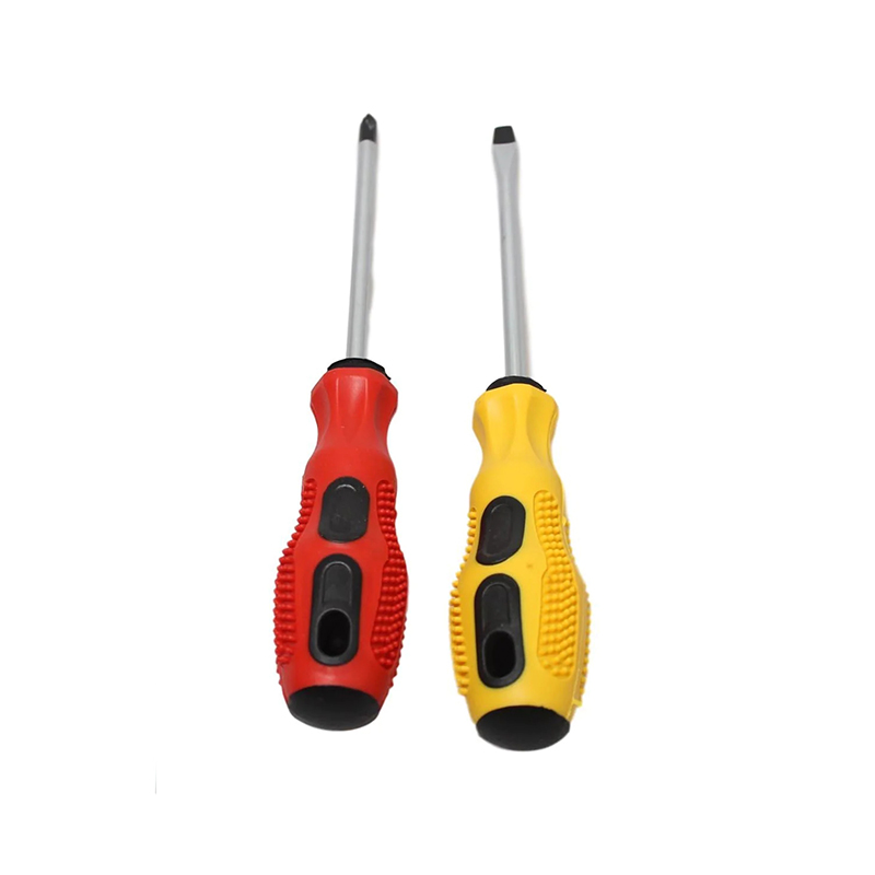 Assorted 2 Types Screwdriver Set Slotted and Cross Slot Screwdriver Set 15cm