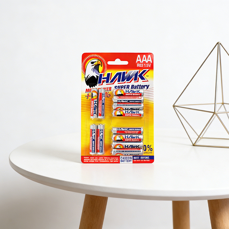 12PCS AAA 1.5V Carbon Battery Super Batteries Reliability For Everyday Devices