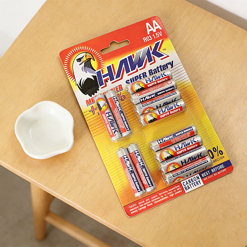 12PCS AA 1.5V Carbon Battery Super Batteries Reliability For Everyday Devices