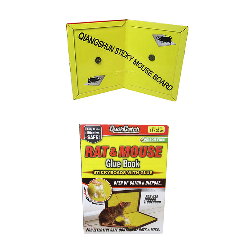 Strong and Sticky Quick Catch Rat Glue Book Poison Free Mouse Trap for Indoor Outdoor 32cm x 22cm