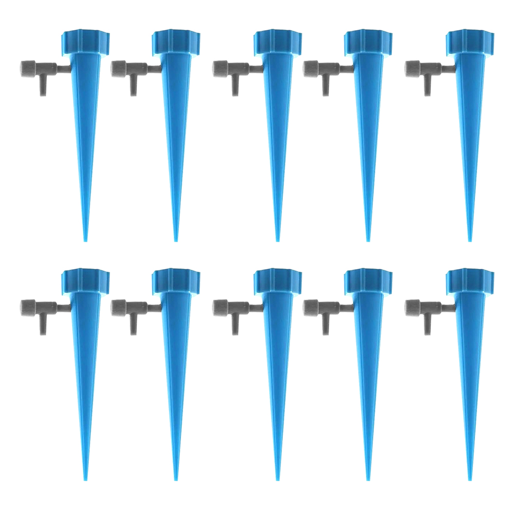 10pcs/Pack Automatic Plant Self Watering Spikes for Garden Home Flower Drip Waterer Tool - Blue