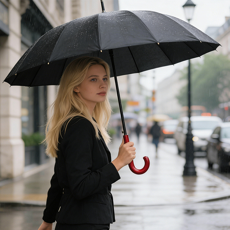 Premium Large Windproof Umbrella 92cm Outdoor Umbrella Assorted Colours