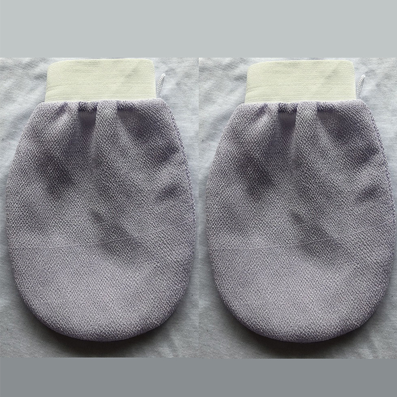 Exfoliating Body Scrub Glove for Bath Shower Spa Massage - Purple
