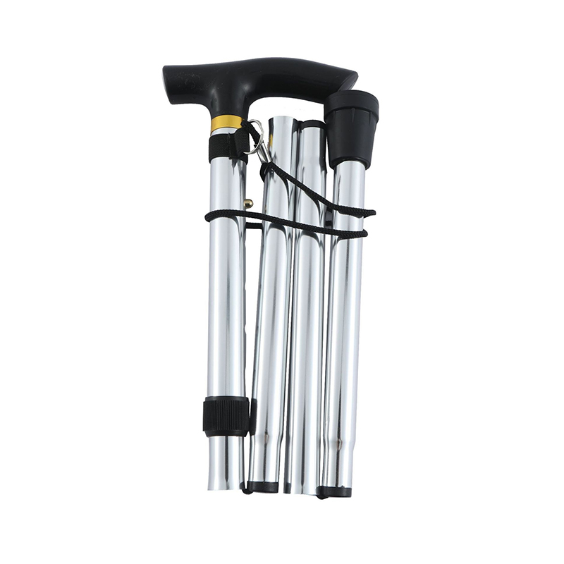 Adjustable Aluminium Cane Easy Folding Walking Stick Assorted Colours