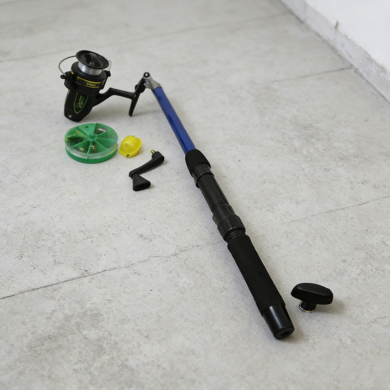 Fishing Rod Gear Set with Plastic Bait Fishing Rod Set