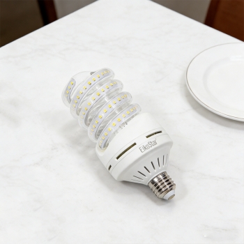 13W Spiral LED Light Bulb E27 13.5cm 1200 Lumen Cold White