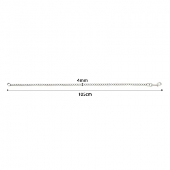 4mm 105cm Metal Pet Dog Leash Lead Chain Dog Lead Safety Chain Useful