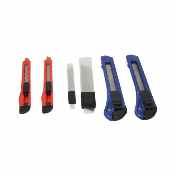 6pcs Assorted Sizes Knife Cutter Set with Blades for Indoor DIY Builders
