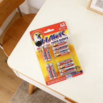 12PCS AA 1.5V Carbon Battery Super Batteries Reliability For Everyday Devices