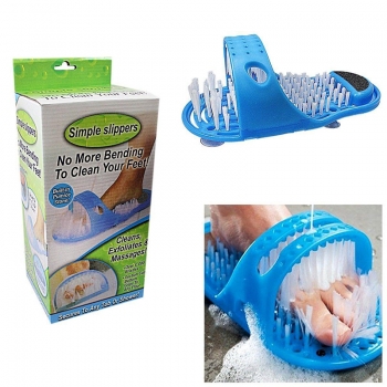 Bathroom Foot Cleaner Shower Feet Brush Foot Cleaning Slipper Scrubber Massager