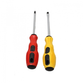 Assorted 2 Types Screwdriver Set Slotted and Cross Slot Screwdriver Set 15cm