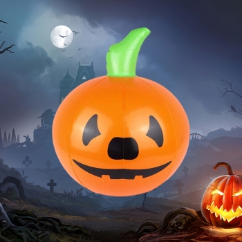 Inflatable Halloween Pumpkin Decoration Spooky Fun Cartoon Pumpkin