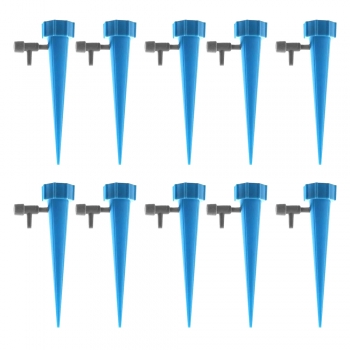 10pcs/Pack Automatic Plant Self Watering Spikes for Garden Home Flower Drip Waterer Tool - Blue